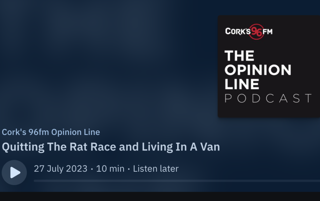 Jan from Unfollow Camper Vans on Corks 96fm opinion line