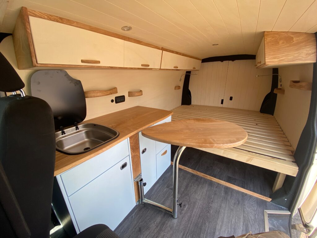 Unfollow VW T6.1 Transporter bespoke campervan made in Cork City, Ireland.
